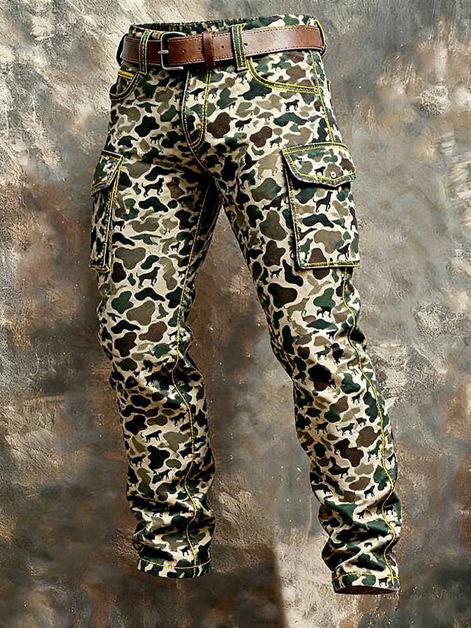 MAISON CLÉMENT PARIS™ | PANTALON CARGO CAMOUFLAGE HOMME TACTIQUE