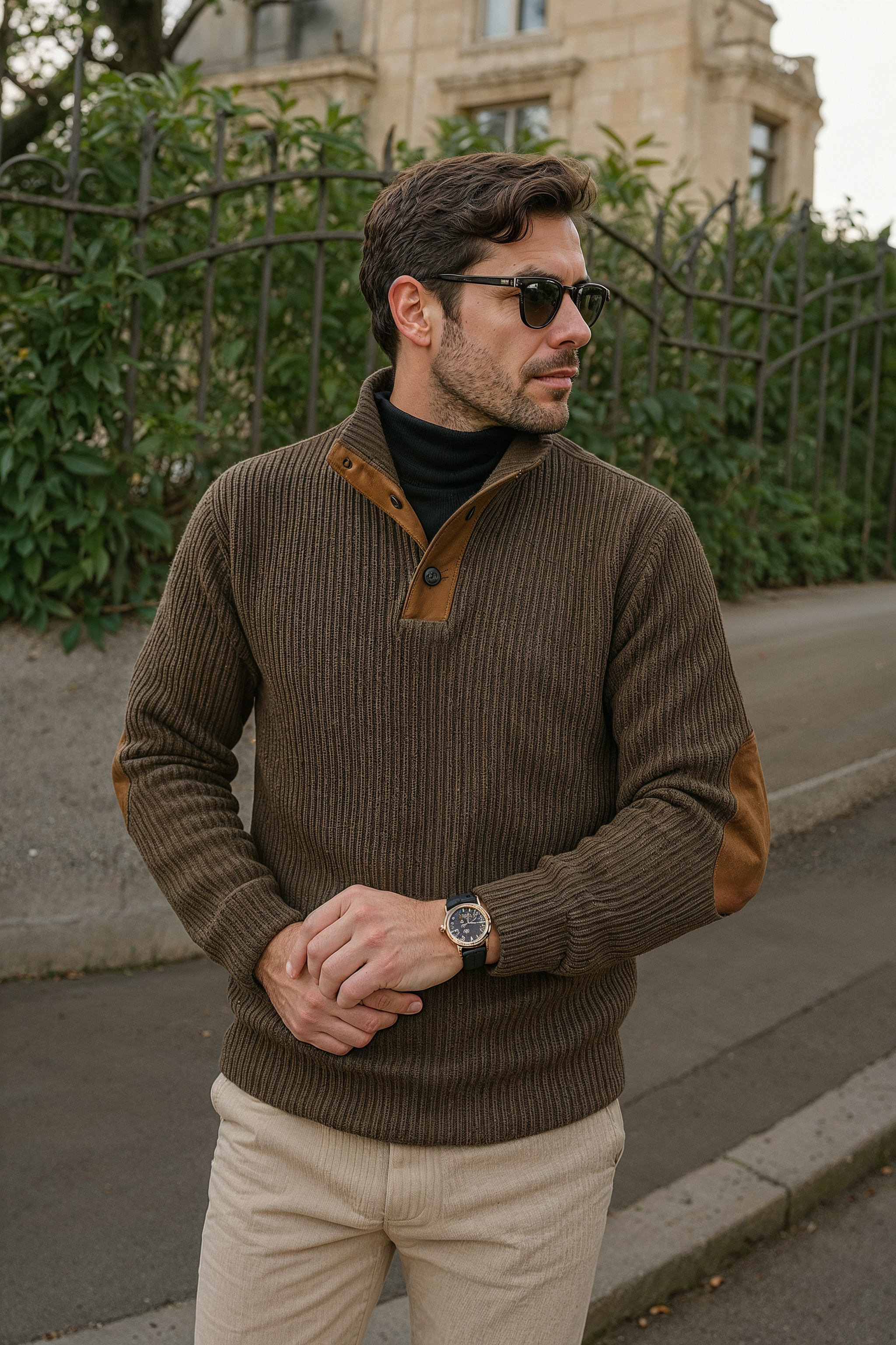 Nilo – Pull en laine Old Money Fit pour hommes 2025