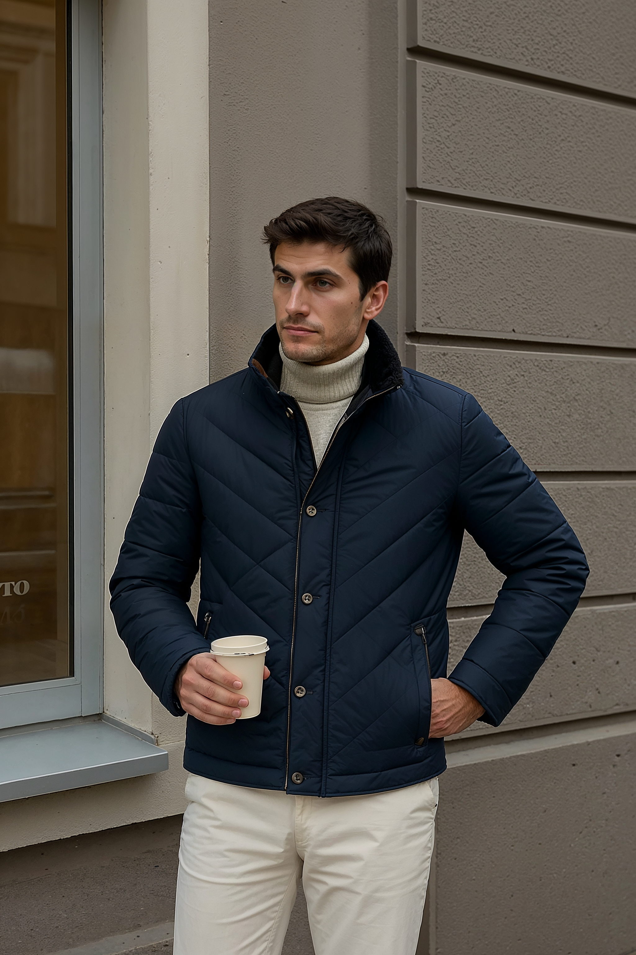Antonio - Manteau d'affaires de luxe pour hommes